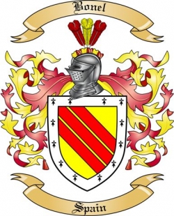 Bonel Family Crest from Spain
