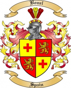 Bonel Family Crest from Spain2