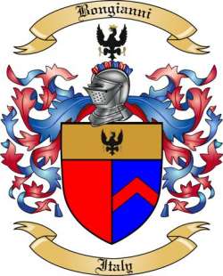 Bongianni Family Crest from Italy