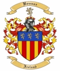 Bonnar Family Crest from Ireland