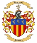 Bonners Family Crest from Ireland