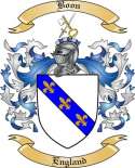 Boon Family Crest from England