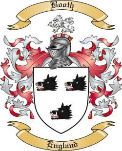 Booth Family Crest from England