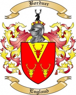 Bordner Family Crest from England