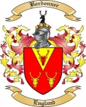 Bordonner Family Crest from England