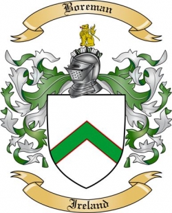 Boreman Family Crest from Ireland