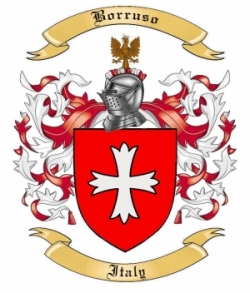 Borruso Family Crest from Italy