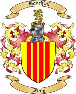 Boschini Family Crest from Italy