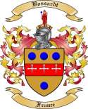 Bossardt Family Crest from France