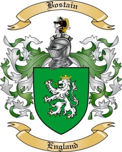 Bostain Family Crest from England