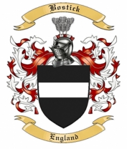 Bostick Family Crest from England