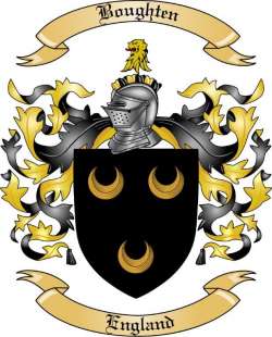 Boughten Family Crest from England2