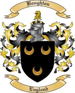 Boughton Family Crest from England2