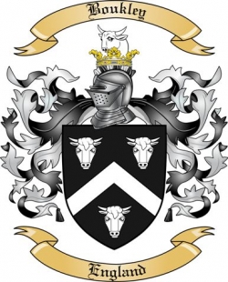 Boukley Family Crest from England