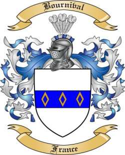 Bournival Family Crest from France