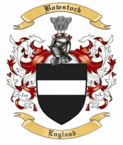 Bowstock Family Crest from England