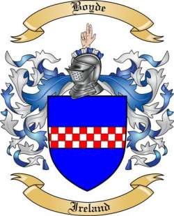 Boyde Family Crest from Ireland