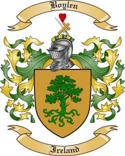 Boylen Family Crest from Ireland