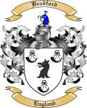 Bradford Family Crest from England