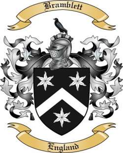 Bramblett Family Crest from England