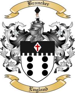 Brancker Family Crest from England