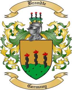 Brandte Family Crest from Germany