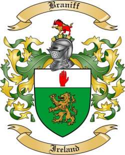 Braniff Family Crest from Ireland