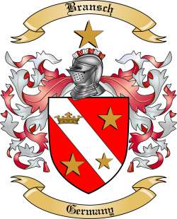 Bransch Family Crest from Germany