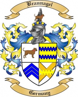 Braunagel Family Crest from Germany