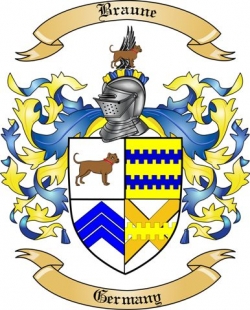 Braune Family Crest from Germany