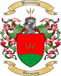 Brauning Family Crest from Germany