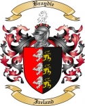 Braydie Family Crest from Ireland