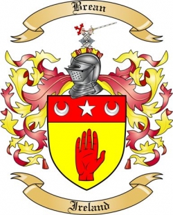 Brean Family Crest from Ireland