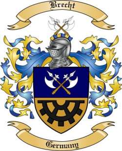 Brecht Family Crest from Germany