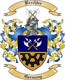Brechter Family Crest from Germany