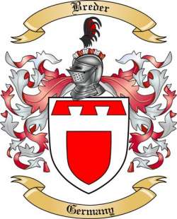 Breder Family Crest from Germany