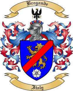 Bregande Family Crest from Italy