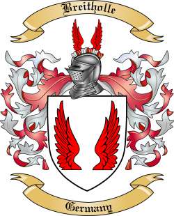 Breitholle Family Crest from Germany