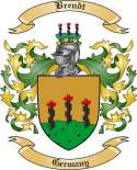 Brendt Family Crest from Germany