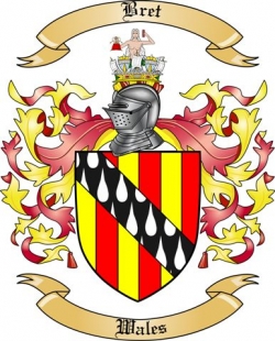 Bret Family Crest from Wales