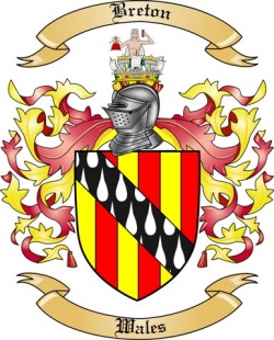 Breton Family Crest from Wales