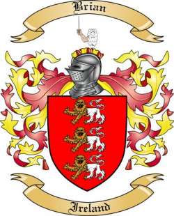 Brian Family Crest from Ireland