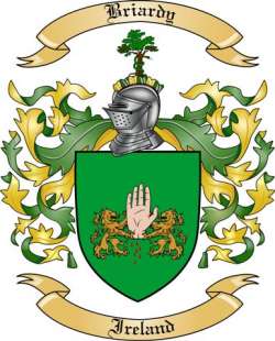 Briardy Family Crest from Ireland
