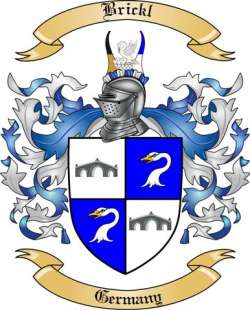 Brickl Family Crest from Germany