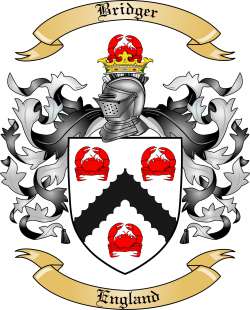 Bridger Family Crest from England