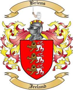 Briens Family Crest from Ireland