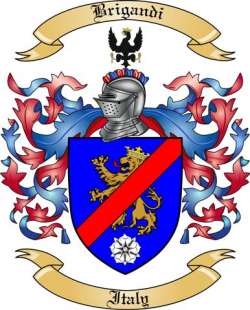 Brigandi Family Crest from Italy