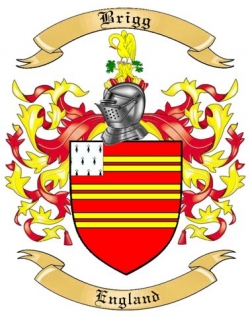 Brigg Family Crest from England