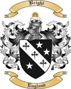 Bright Family Crest from England
