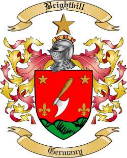 Brightbill Family Crest from Germany